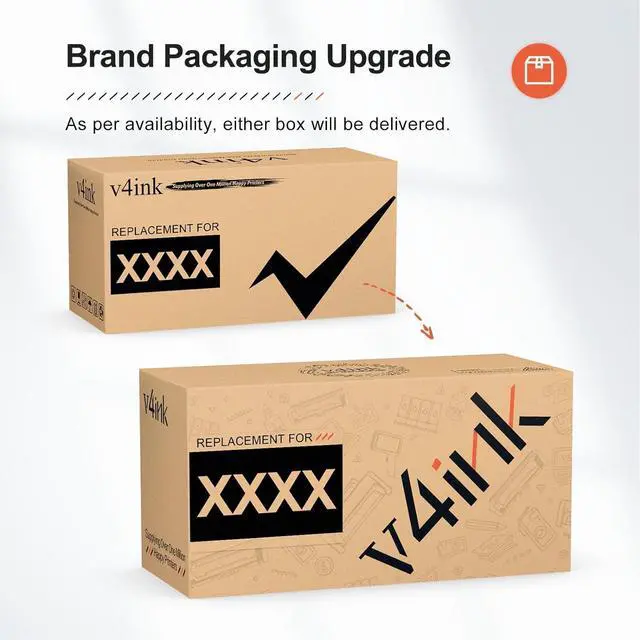 Alt view image 6 of 6 - v4ink 4PK TN450 Toner Cartridge Compatible Replacement for Brother TN450 TN420 Toner Cartridge High Yield Black Ink for HL-2240d HL-2270dw HL-2280dw MFC-7360n MFC-7860dw IntelliFax 2840 2940 Printer