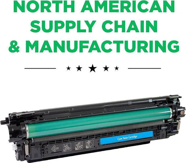 Alt view image 2 of 5 - Clover Remanufactured Toner Cartridge (Reused OEM Chip) Replacement for HP 212A (W2121A) | Cyan