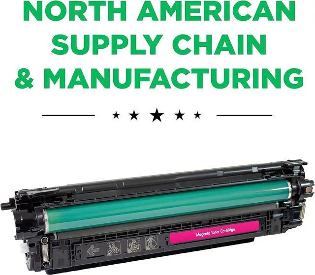 Alt view image 2 of 5 - Clover Remanufactured Toner Cartridge (Reused OEM Chip) Replacement for HP 212A (W2123A) | Magenta
