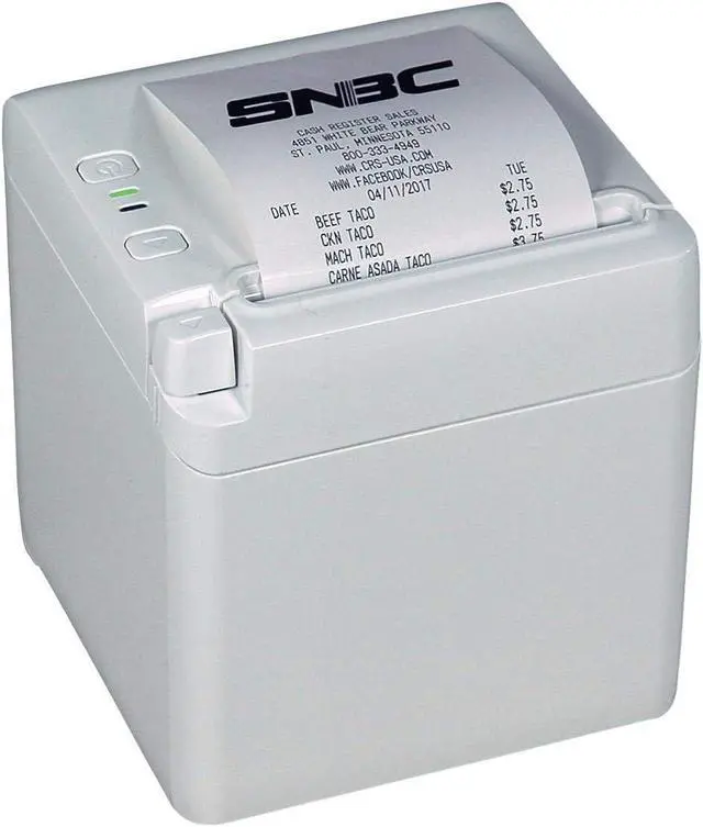 Alt view image 2 of 7 - SNBC BTP-S80 Receipt Printer with Auto Cutter, 250 mm/s Printing POS Printer