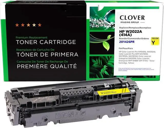 Main image of Clover Imaging Group CIG Remanufactured Yellow Standard Yield Toner Cartridge Replacement for HP 414A (W2022A) (201426PR)