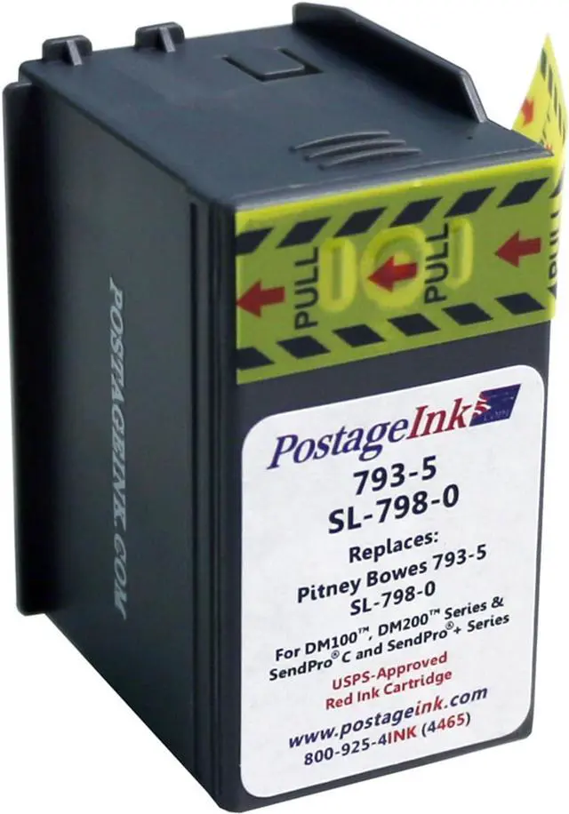 Alt view image 7 of 7 - 793-5 / SL-798-0 Ink Cartridge Replacement for use with P700, DM100i, DM125i, DM150i, DM175i, DM200L, DM225, Pack of 3