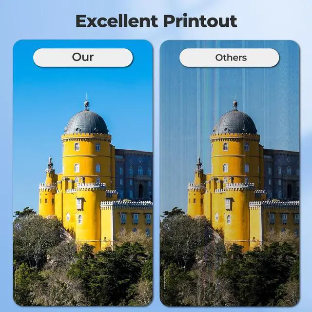 Alt view image 7 of 7 - 542 Ink Refill Bottles ET-5850 ET-5150 ET-5170 ET-16650 ET-5800 542 Ink Refill Bottles Work for ET-5850 ET-5150 ET-5170 ET-16650 ET-5800 ET-16600 ET-5880 ET-5180 ST-C8000 (2BK 2C 2M 2Y)