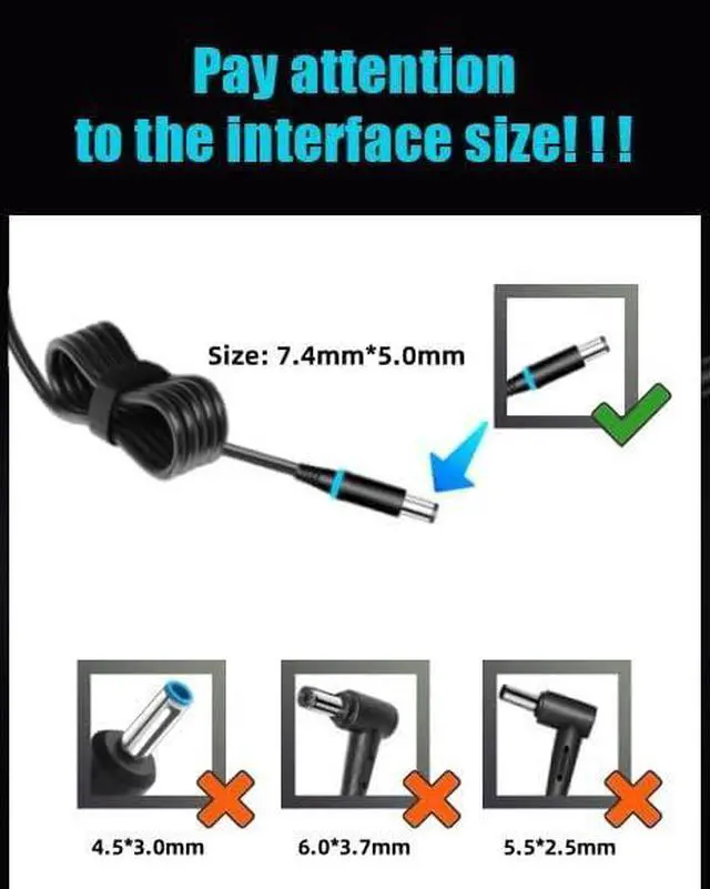 Alt view image 3 of 5 - Charger 240W Laptop for  Precision 7780 7670 3540 3520 M4800 M4400 M6700 Alienware M15 17 15 R3 R4 R5 R2 R1 M11X M15X G7 G3 G5 G15 5535 5587 7500 7588 7790 7620 3500 3579 Vostro 15 Power Adapter
