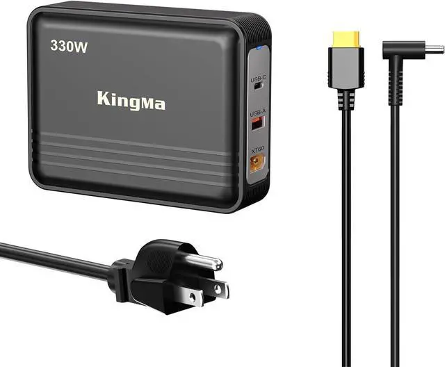 Main image of 330W HP OMEN Gaming Laptop Charger for HP OMEN 15/16/17,Pavilion Gaming Laptop 16/15 3-Port PD 3.0 (20V/16.5A) GaN Fast Charging Station with 45-30mm Cable for Professional Engineering Laptops