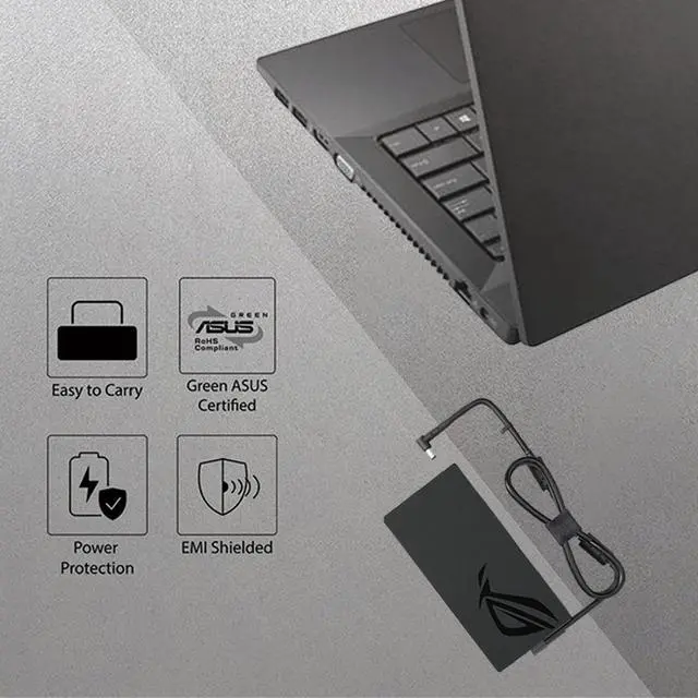 Alt view image 5 of 7 - 280W 14A 20V ADP-280EB B AC Charger for  Rog Flow X16 Rog Strix G15 G16 G17 14A/20V AC Adapter for Rog Strix G18 Rog Strix Scar 15 17 SE ROG Zephyrus M16  Tuf Gaming A16 (6.0 X 3.7mm)