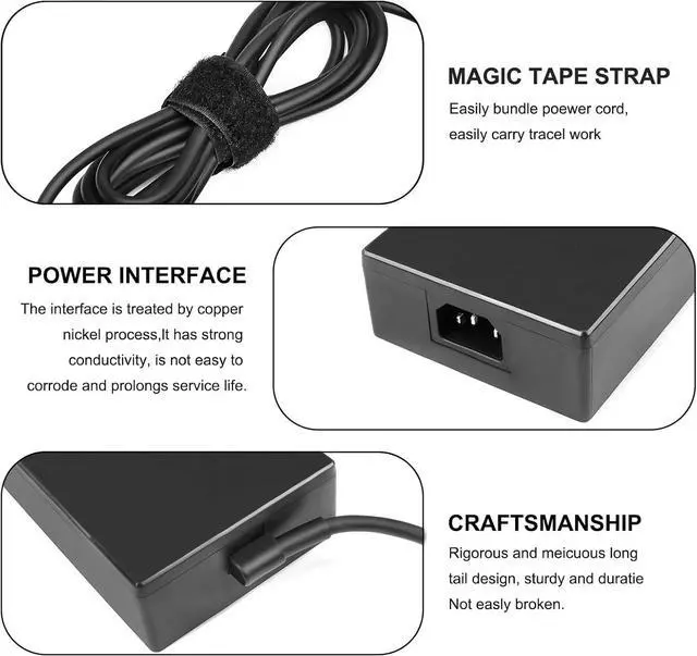 Alt view image 7 of 7 - 330W Laptop Charger for Asus ROG Strix G16 G18 G614JZR G614JZ G814JZR G814JZ G834JY G634JZ G634JY G733PZ G733PY Laptop Charger A21-330P1A A22-330P1A rog 330w dc Adapter