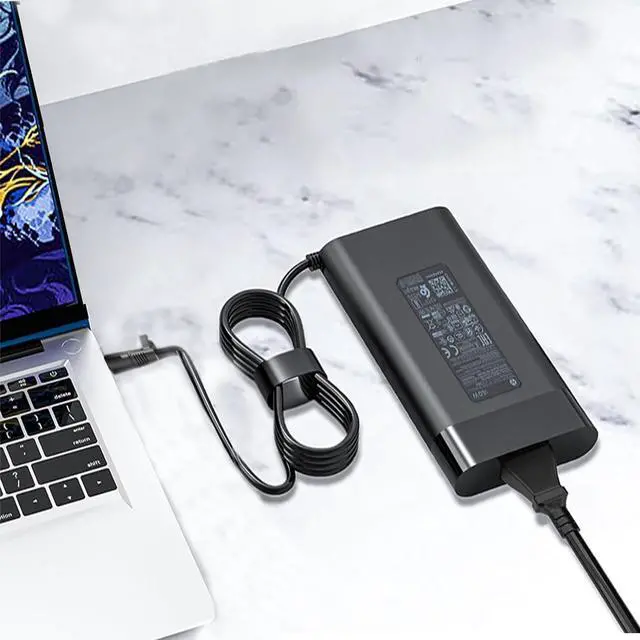 Alt view image 7 of 7 - 230W AC Power Adapter Charger Fit   Envy Omen ELITEBOOK ZBOOK 924942-001 925141-850 PA-1231-08HT HP17-AN012DX 19.5V 11.8A Laptop Power Supply