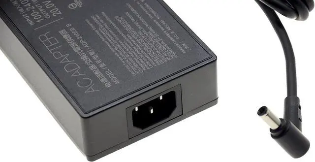 Alt view image 3 of 7 - Original 240W ADP-240EB B 20V 12A AC Adapter Power Supply Compatible for  ROG 15 GX550LXS RTX2080 S15 S17 G15 G513 GX550LXS RTX2080 G733QM G733QR G733QS G733QSA RTX2080 Laptop Charger Power Cord
