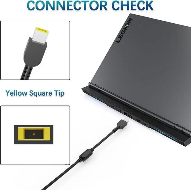 Alt view image 2 of 7 - 330W 16.5A 20V AC Charger for Lenov Legion Y9000 R9000 Pro 9 7 7i 5i 5 RTX 4070 4080 4090 ADL330SDC3A ADL330SCC3A ADL330SLC3A Laptop Power Supply Adapter Cord