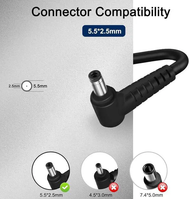 Alt view image 6 of 6 - 20V 9A 180W Laptop Charger Compatible with Gigabyte G7 G5 G6X G6 2023 2024 Aorus G6X G6 G5 2023 2024 Aorus 7 5 Intel 11th 12th Laptops Delta 180W Adapter ADP-180TB H XPG Xenia 15 2024 Charger