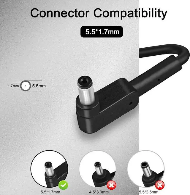 Alt view image 4 of 7 - 280w Laptop Charger for Acer Predator Helios 300 PH317-56 PH315-55 Acer Nitro 5 AN515-46 AN515-58 Acer Nitro 16 AN16-51 ac Adapter ADP280DB B a21-280p1a Power Adapter