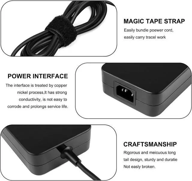 Alt view image 7 of 7 - 280w Laptop Charger for Acer Predator Helios 300 PH317-56 PH315-55 Acer Nitro 5 AN515-46 AN515-58 Acer Nitro 16 AN16-51 ac Adapter ADP280DB B a21-280p1a Power Adapter