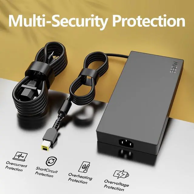 Alt view image 5 of 7 - 330W Portable GaN AC Adapter 20V 16.5A for Lenovo Legion 9 7 pro 7i 5i 5 Y900 Y700 RTX4080 RTX4090 Yoga AIO 7 ADL330SDC3A GX21M50608 Laptop Charger Power Supply Cord