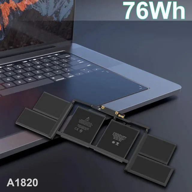 Alt view image 5 of 6 - TREE.NB A1820 Battery Replacement, A1707 Laptop Battery for MacBook Pro 15 A1707 Late 2016 / Mid 2017 EMC 3072 EMC 3162 MLH32CH/A MLH42CH/A MLW72CH/A MLW82CH/A MPTR2LL/A MPTT2LL/A 11.4V 76Wh