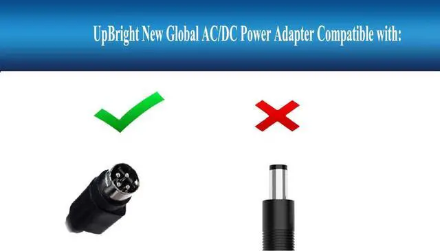Alt view image 2 of 6 - UpBright 4-Pin 24V AC/DC Adapter Compatible with MW Mean Well GS160A24-R7B GST160A24 GS160A24-R7BGU GST160A24-R7B GSM160B24 GSM160B24-R7B GSM160A Series GSM160A24-R7B 24VDC 6.67A 160W Power Supply