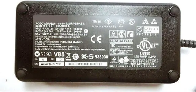 Alt view image 3 of 5 - Genuine 150W 19V 7.9A AC Adapter Charger Compatible for ASUS G74S G74SX VX7 Power Supply