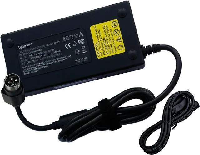 Alt view image 3 of 6 - UpBright 4-Pin 24V AC/DC Adapter Compatible with MW Mean Well GS160A24-R7B GST160A24 GS160A24-R7BGU GST160A24-R7B GSM160B24 GSM160B24-R7B GSM160A Series GSM160A24-R7B 24VDC 6.67A 160W Power Supply