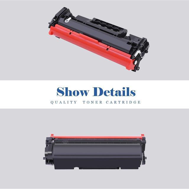 Alt view image 7 of 7 - 138A Black Toner Cartridge 4-Pack Compatible Replacement for HP 138A Black Laserjet Toner Cartridge W1380A 138X W1380X for HP Laserjet Pro 3001dw 3001fdw MFP 3101fdw Series Printer High Yield Ink