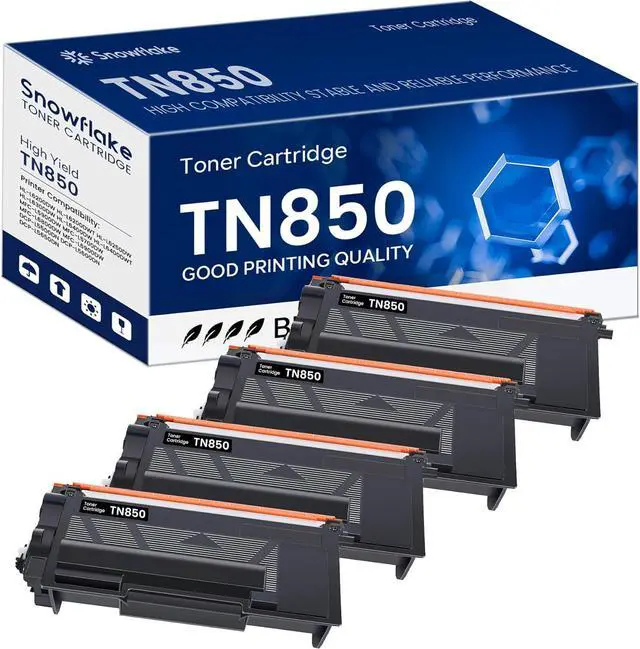 Main image of TN-850 TN850 Toner Compatible TN850 High Yield Black Toner Cartridge Replacement for Brother TN-850 MFC-L5850DW MFC-L5700DW MFC-L5900DW MFC-L6900DW MFC-L6800DW Toner (4 Pack).