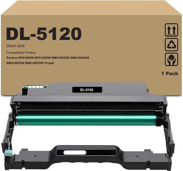 Main image of Ennovor BUEGOO 5120 DL-5120 DL5120 Drum Unit Replacement for Pantum TL-5120 Drum Unit for BP5100DN BP5100DW BM5100ADN BM5100ADW BM5100FDN BM5100FDW Printer | 1 Pack, 1 Black