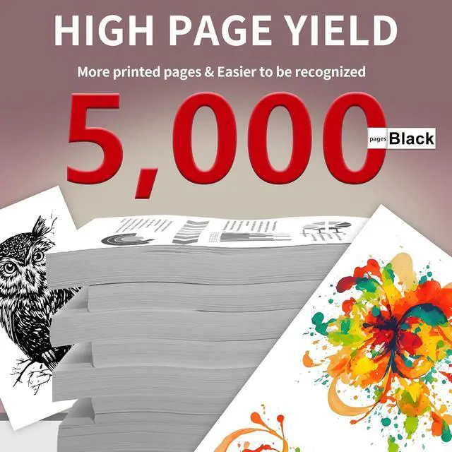 Alt view image 3 of 6 - 1 Pack of 118 2662B001 Black Toner Cartridge High Yield 5,000 Pages with Chip CRG-118 Compatible Remanufactured for Canon Color ImageClass MF8380Cdw MF722Cw MF727CDW MF722Cw LBP7200C LBP7600C Printer