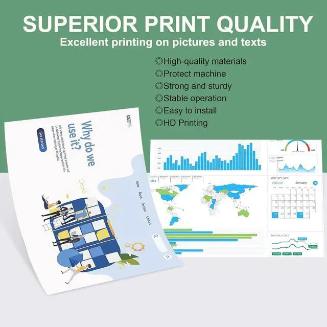 Alt view image 2 of 7 - Ennovor FK-1152 Fuser Unit Remanufactured Replacement for Kyocera FK-1152 Fuser Unit for Kyocera Ecosys M2040dn P2235dw P2040dw M2540dw M2635dw M2640idw M2040 P2235 P2040 M2540 M2635 (100K-110V)