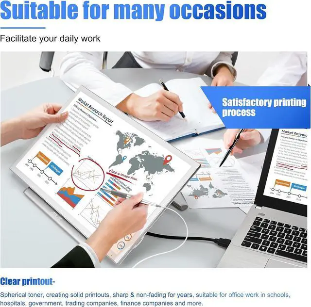 Alt view image 7 of 7 - 212A Toner Cartridges 5 Pack (with Chip) Replacement for HP 212A Color Enterprise Flow MFP M578c, M578z, M554dn, M555dn, M555x, MFP M578dn, M578f Printer