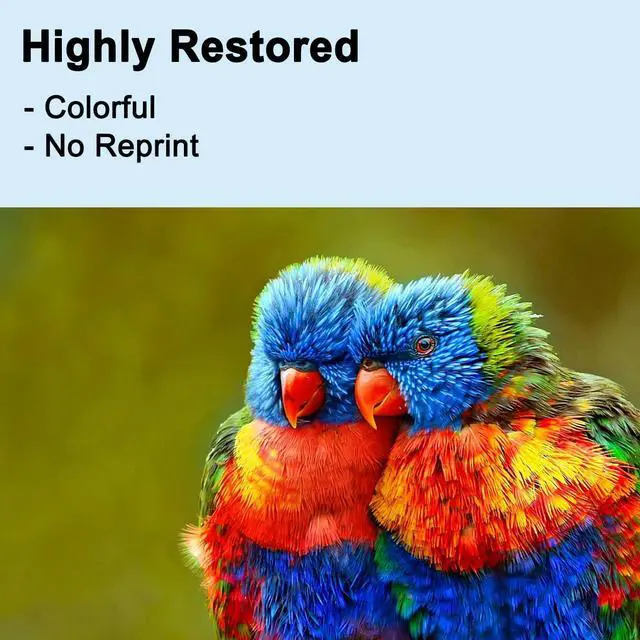 Alt view image 5 of 7 - 67XL Ink Cartridges Black/Color Combo Pack (2-Pack, Black/Color) Replacement for HP Ink 67 67xl Printer Ink for Deskjet 2700e 2755e 2755 2700 2752 4155e Envy 6000 6055e 6400 6455 Printer