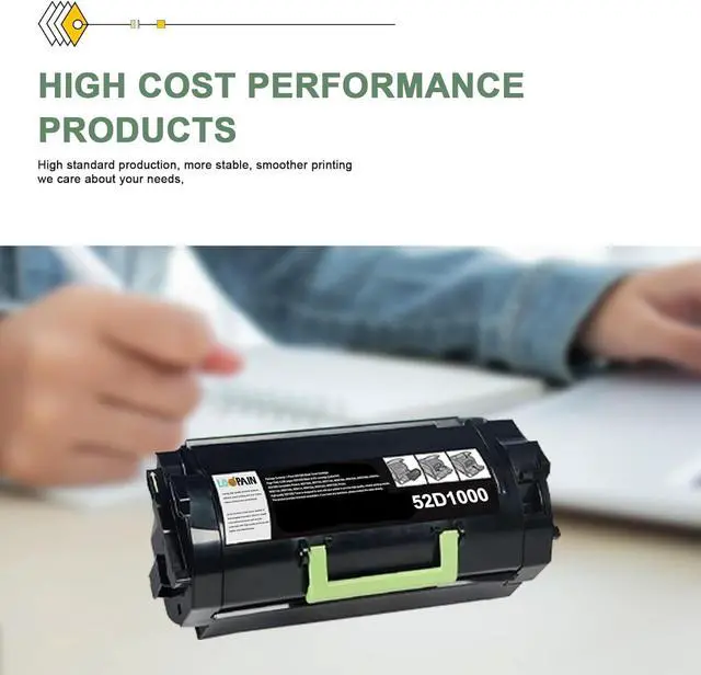 Alt view image 6 of 7 - Ennovor 52D1000 (LEX-521) Toner Cartridge (1Pack, 6500 Page-Yield, Black) - Lvan Compatible 52D1000 Toner Cartridge Replacement for MS710n, MS810de, MS810dn, MS810n, MS811dn, MS811n, MS812dn Printer