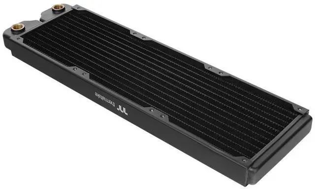 Alt view image 6 of 7 - Thermaltake Pacific DIY Liquid Cooling System C360 27mm Thick High-Density Fins Single-Row Copper Tubes Copper Radiator CL-W228-CU00BL-A