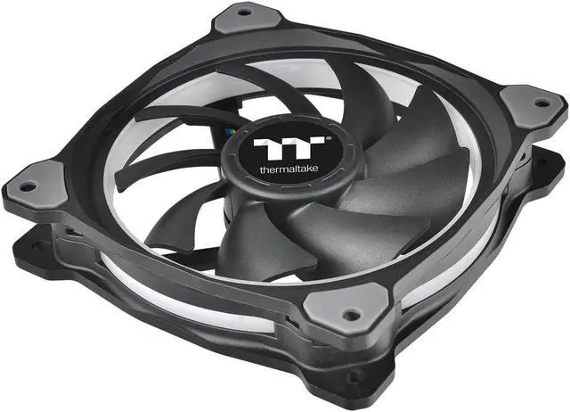 Alt view image 3 of 7 - Thermaltake Fan CL-F054-PL12SW-A Riing Plus 12 TT Premium 5xfan pack 1xfan hub 120mm RGB