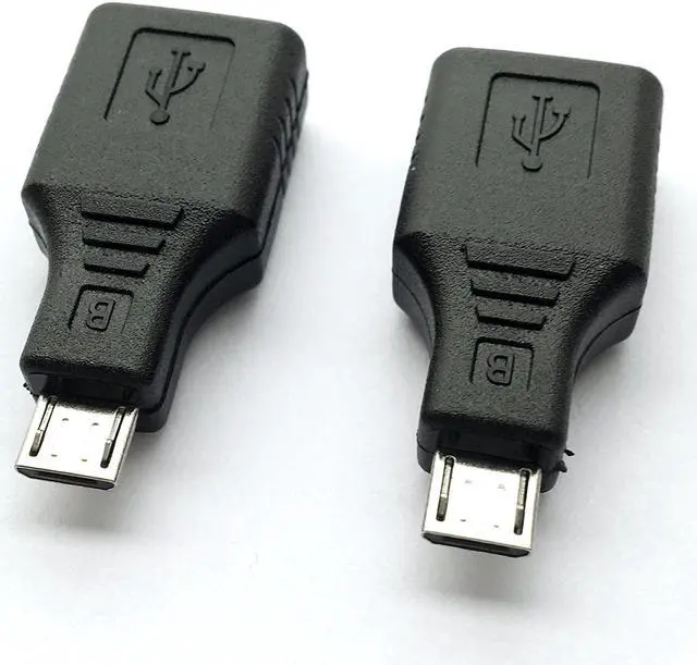 Alt view image 2 of 6 - USB 2.0 Micro USB Male to USB Female OTG Adapter (2 Pack)