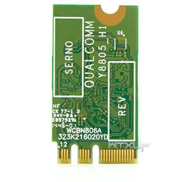 Alt view image 4 of 4 - Wireless Adapter Card for Qualcomm Atheros QCA9377 QCNFA435 802.11AC 2.4G/5G NGFF WiFi Card Bluetooth 4.1