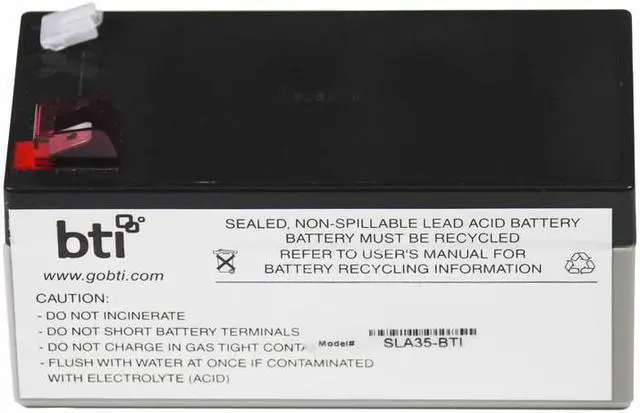 Main image of BTI UPS Replacement Battery Cartridge - 3500 mAh - 12 V DC - Lead Acid