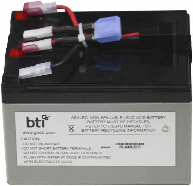 Alt view image 2 of 10 - Bti Replacement Battery Rbc48 For Apc - Ups Battery - Lead Acid