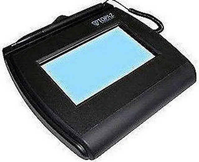 Main image of Topaz T-LBK755SE-BHSB-R SignatureGem LCD 4x3 Dual Serial/USB Backlit