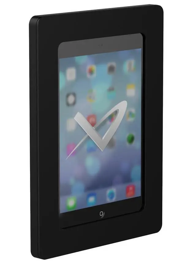 Alt view image 2 of 14 - VidaMount Black On-Wall Tablet Mount compatible with iPad Mini 1/2/3