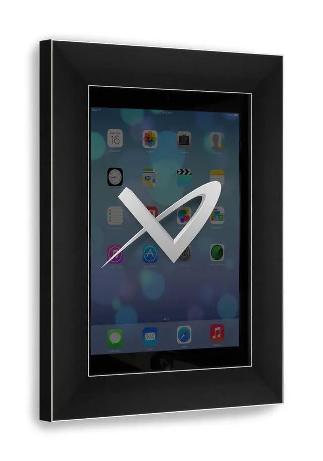 Main image of VidaMount iPad 2 / 3 / 4 On Wall Metal Frame - Black Metalline