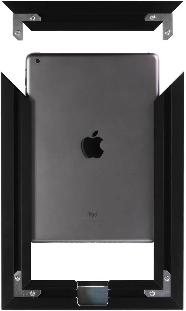Alt view image 3 of 12 - VidaMount iPad 2 / 3 / 4 On Wall Metal Frame - Florentine Black