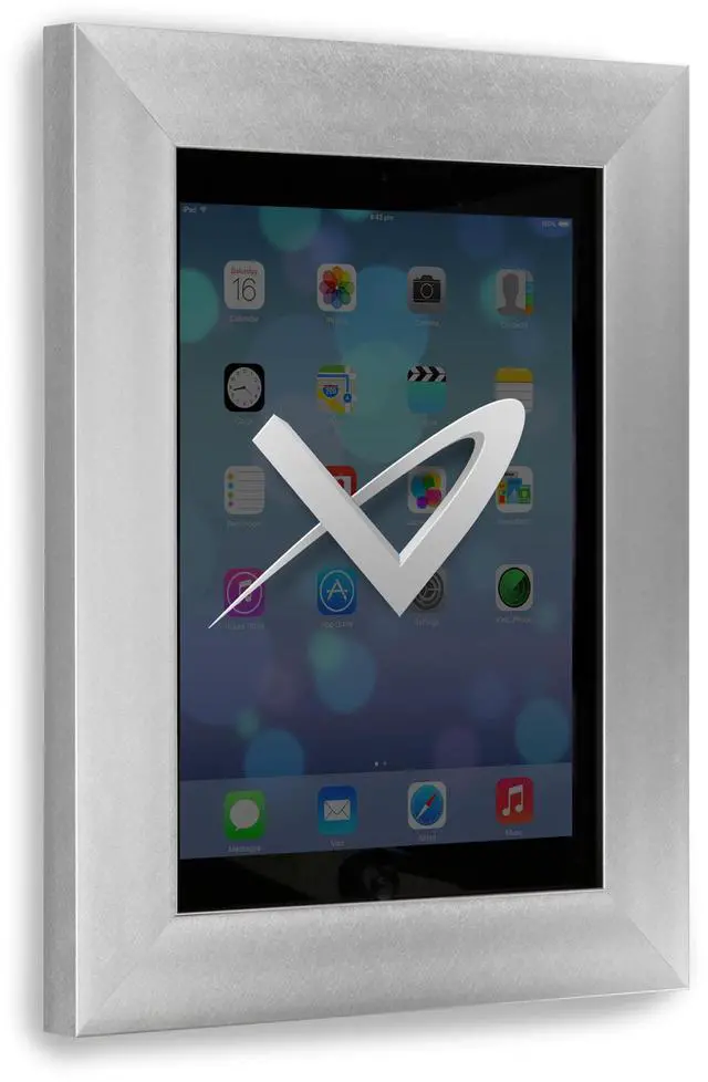 Main image of VidaMount iPad 2 / 3 / 4 On Wall Metal Frame - Florentine Silver