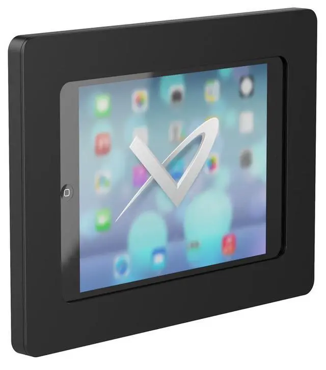 Alt view image 8 of 14 - VidaMount Black On-Wall Tablet Mount compatible with iPad Mini 1/2/3