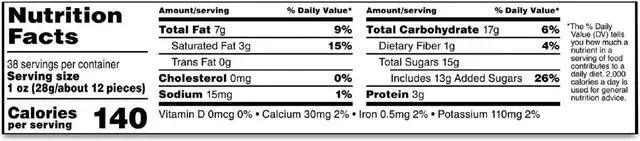 Alt view image 2 of 18 - Milk Chocolate Candies, Milk Chocolate and Peanuts, 38 oz Bag 55116