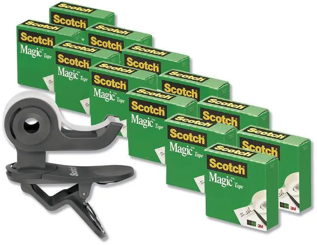 Alt view image 2 of 16 - Scotch 810K12C19 Tape Clip Dispenser