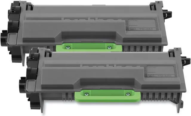 Alt view image 9 of 20 - Brother TN-850 Toner Cartridge Black 2 Pack in Retail Packaging