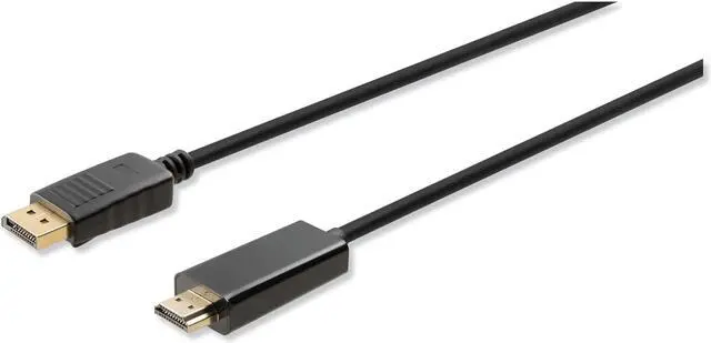 Alt view image 2 of 17 - Innovera Display Port-Hdmi Adapter, Display Port; Hdmi, 0.65 Ft, Black 30042