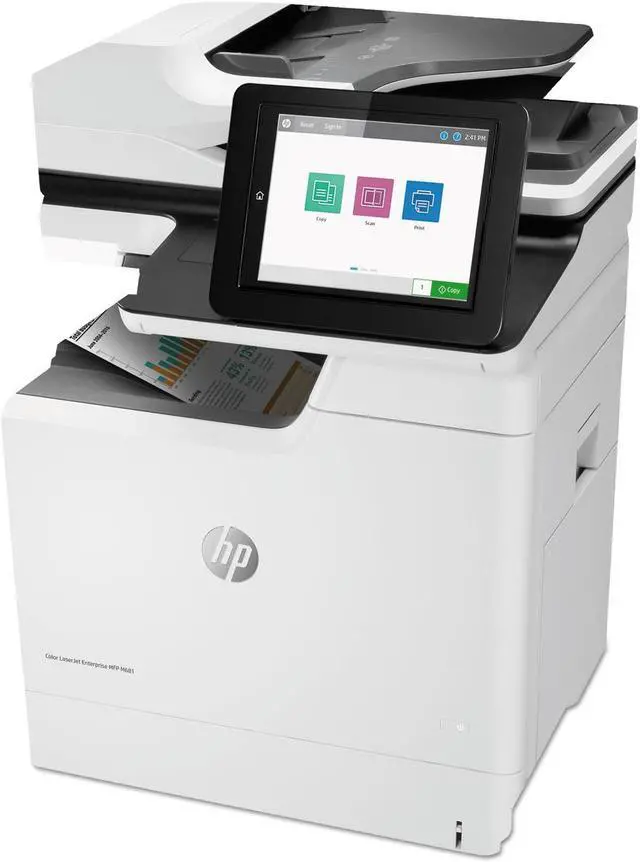 Alt view image 15 of 20 - HP LaserJet Enterprise MFP M681dh - Multifunction printer - color - laser Business Printers