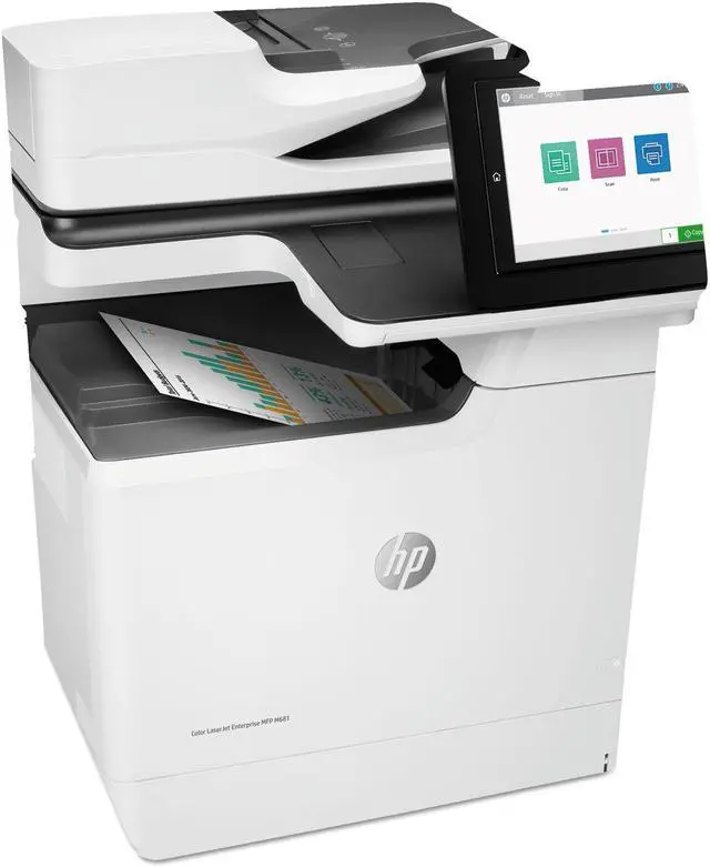 Alt view image 18 of 20 - HP LaserJet Enterprise MFP M681dh - Multifunction printer - color - laser Business Printers