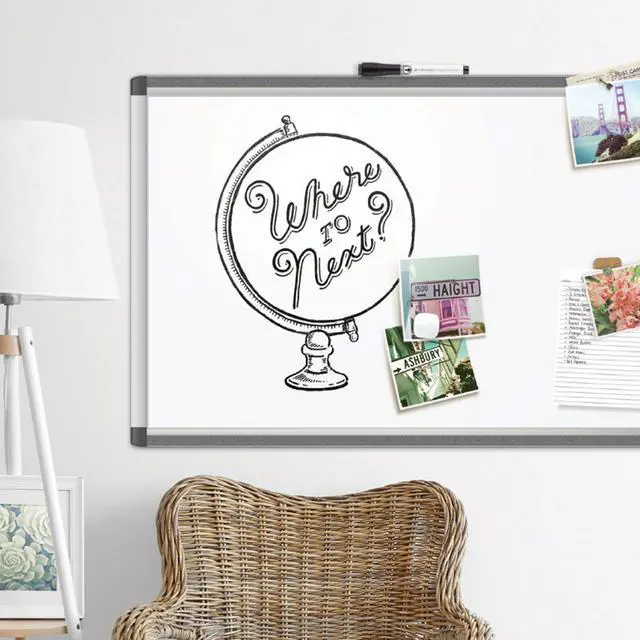 Alt view image 5 of 15 - PINIT Magnetic Dry Erase Board, 48 x 36 Inches, Silver Aluminum Frame UBR2807U0001