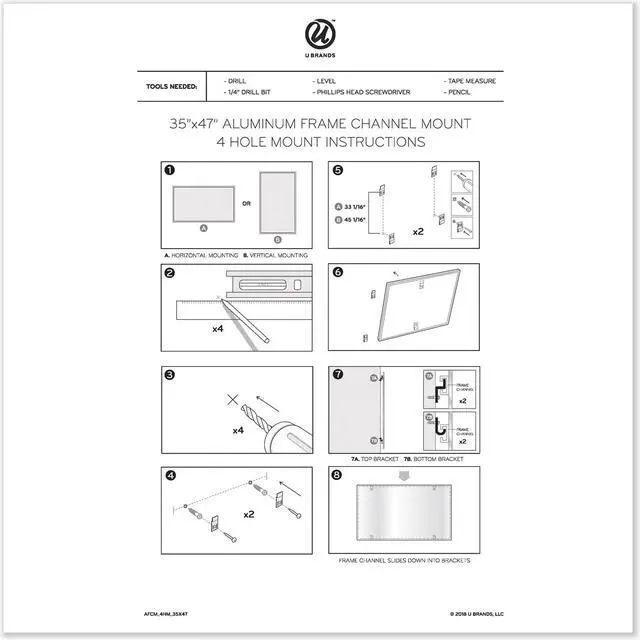 Alt view image 3 of 15 - PINIT Magnetic Dry Erase Calendar Board, 48 x 36 Inches, Silver Aluminum Frame UBR2903U0001
